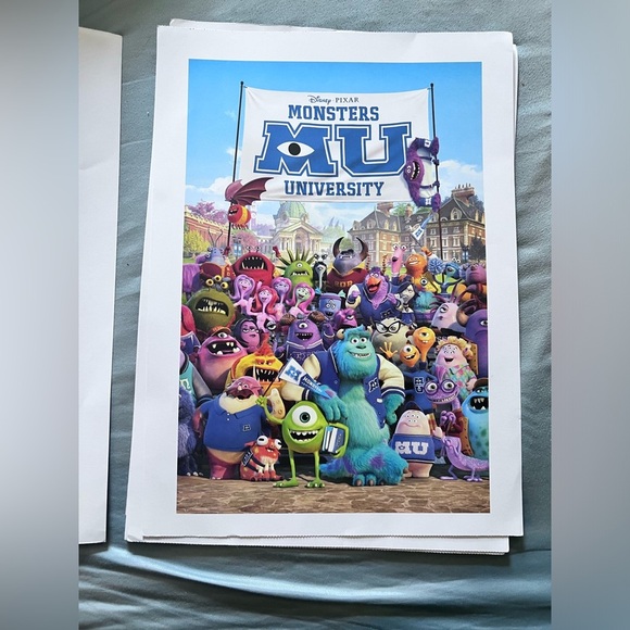 Disney Pixar Posters from 2015 Walt Disney Calendar EUC CLASSIC POSTERS - Picture 4 of 14